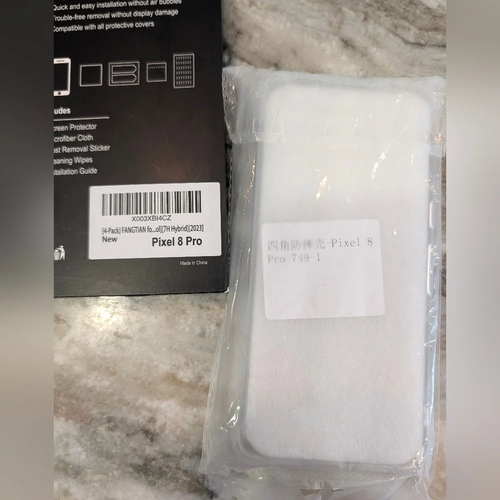 Google Pixel 8 Pro Screen Protector & Case